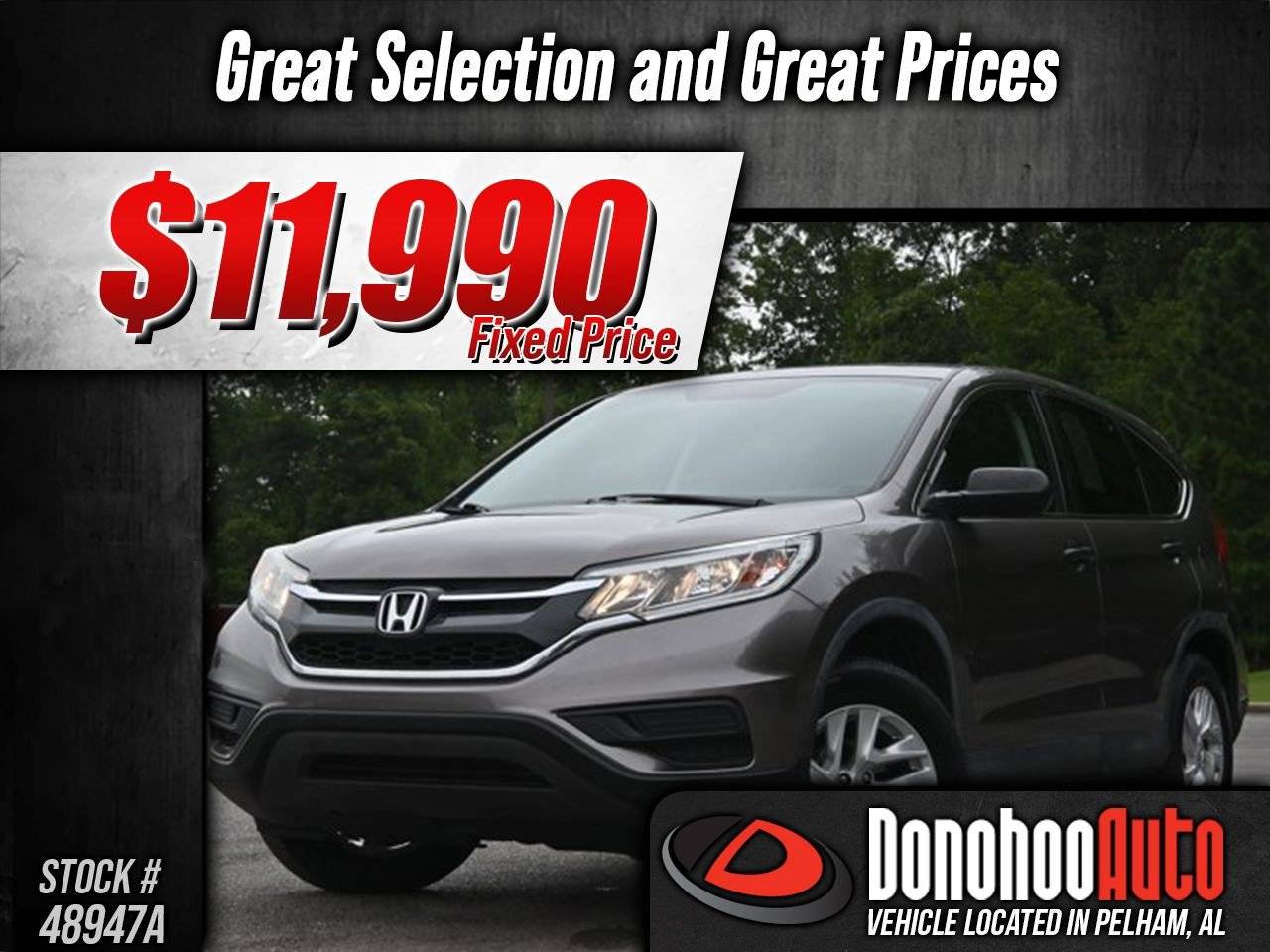 2016 Honda CR-V SE — SUV — 144,423 mi — Pelham, AL