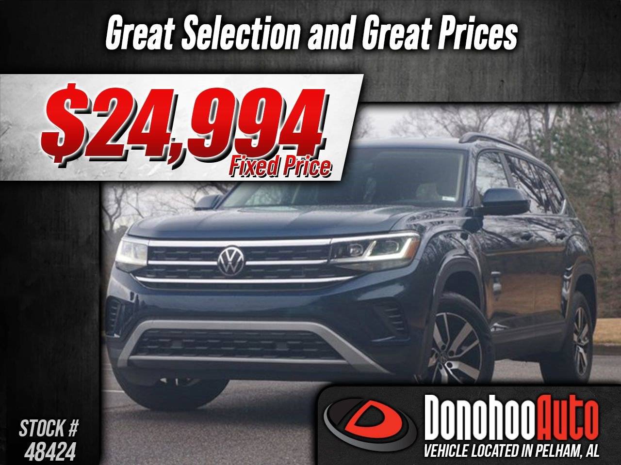 2023 Volkswagen Atlas SE — SUV — 21,786 mi — Pelham, AL