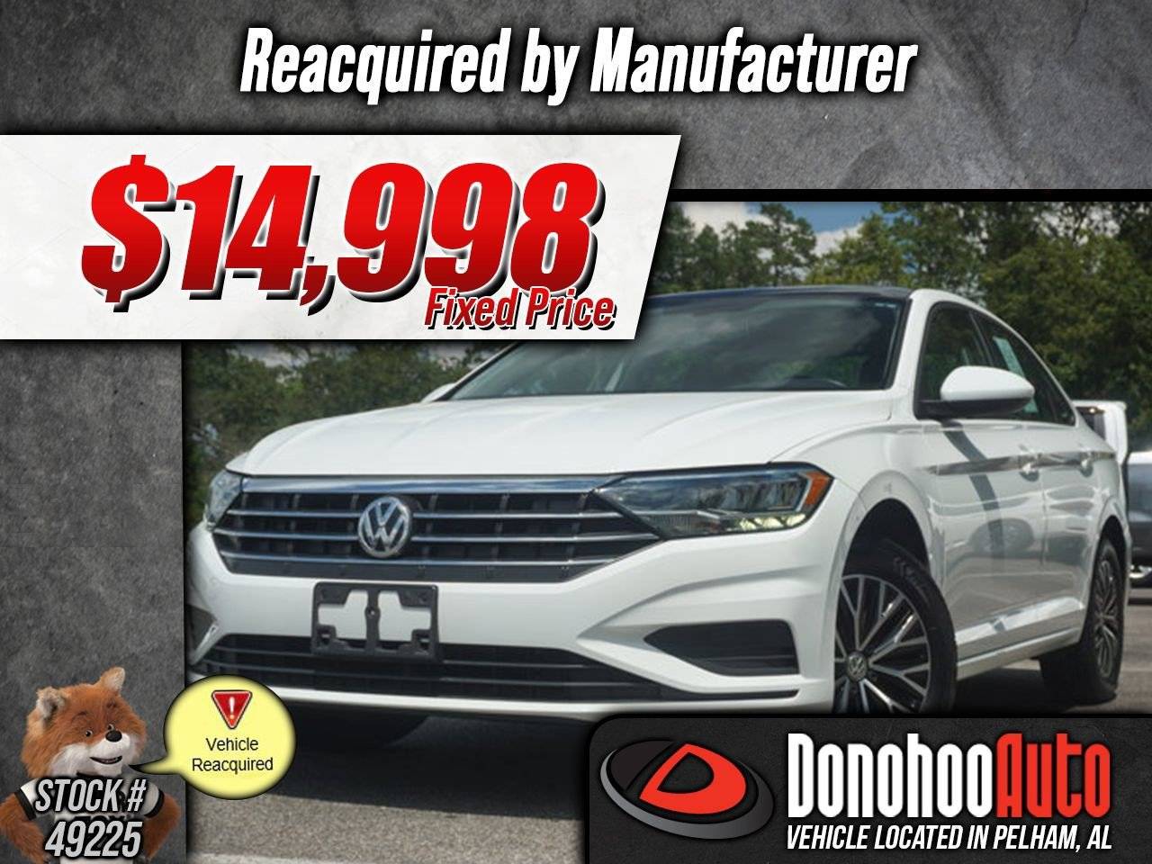 2021 Volkswagen Jetta SE — Sedan — 59,135 mi — Pelham, AL