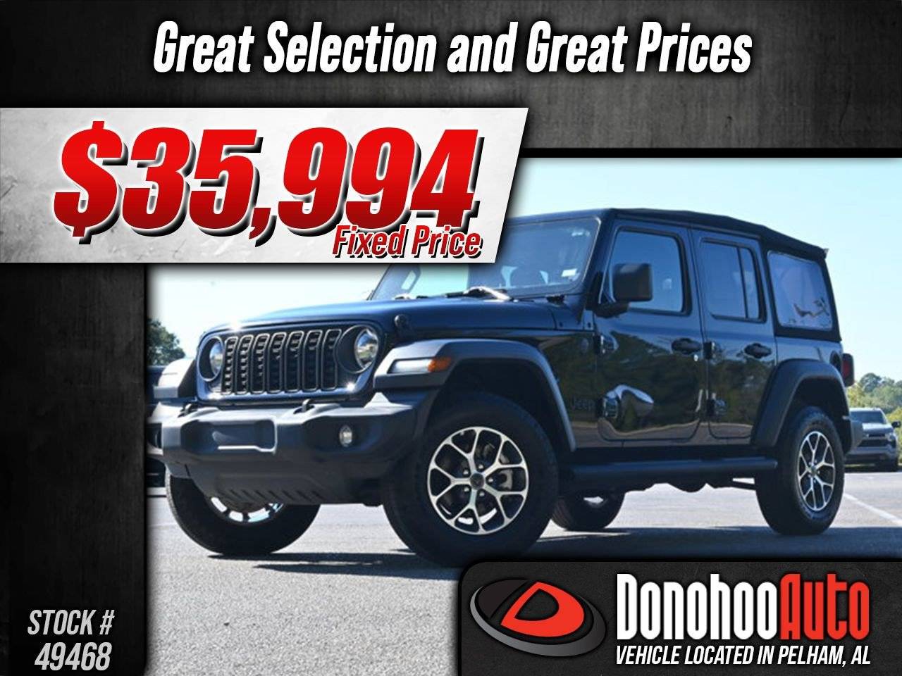 2024 Jeep Wrangler Sport S — SUV — 29,674 mi — Pelham, AL