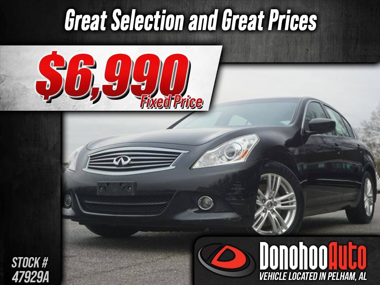 2011 INFINITI G G37x — Sedan — 172,677 mi — Pelham, AL