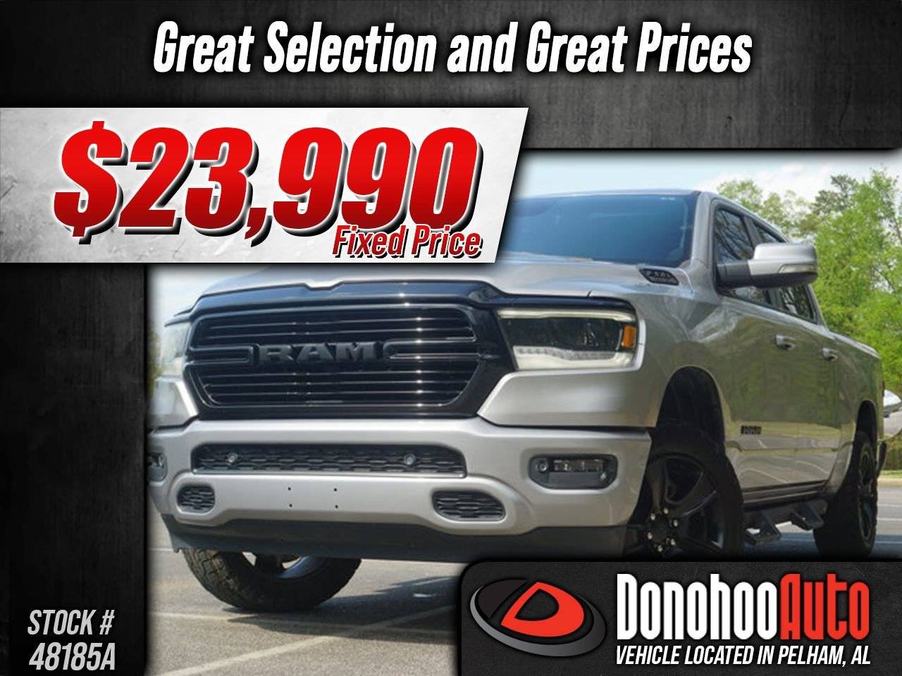 2020 Ram 1500 Big Horn — Pickup Truck — 133,276 mi — Pelham, AL