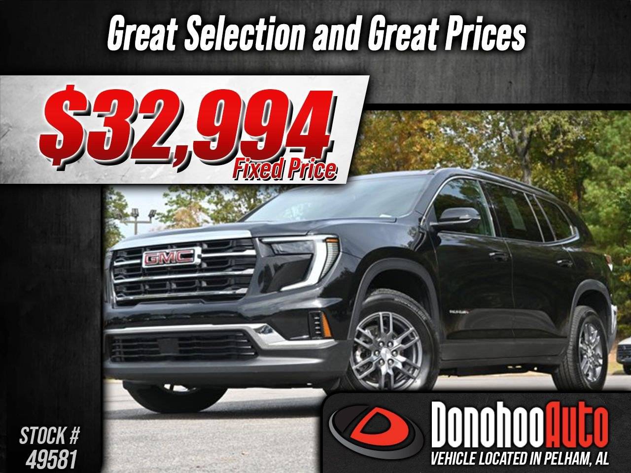 2025 GMC Acadia Elevation — SUV — 16,383 mi — Pelham, AL
