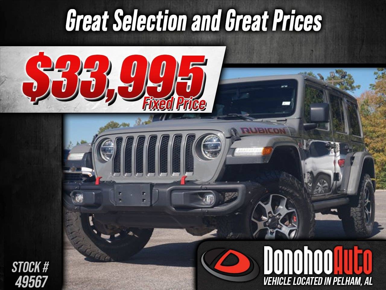 2019 Jeep Wrangler Rubicon — SUV — 76,231 mi — Pelham, AL