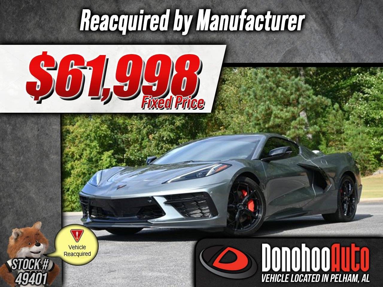 2022 Chevrolet Corvette 2LT — Coupe — 10,847 mi — Pelham, AL