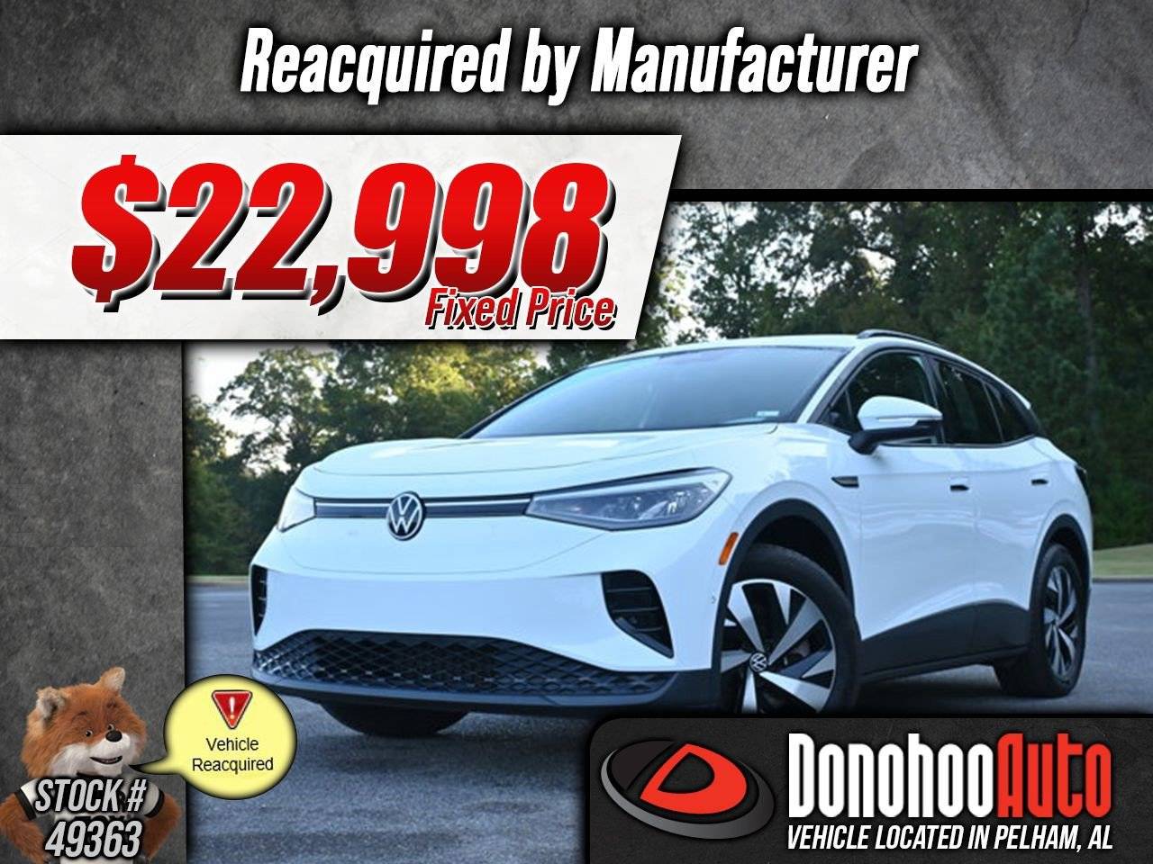 2023 Volkswagen ID.4 Pro — SUV — 8,880 mi — Pelham, AL