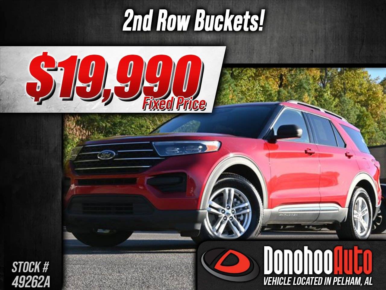2020 Ford Explorer XLT — SUV — 74,585 mi — Pelham, AL