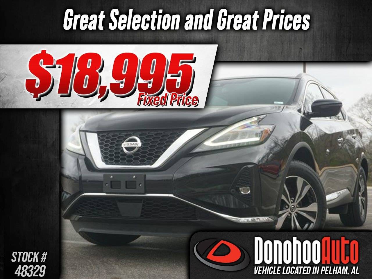 2022 Nissan Murano SV — SUV — 83,241 mi — Pelham, AL