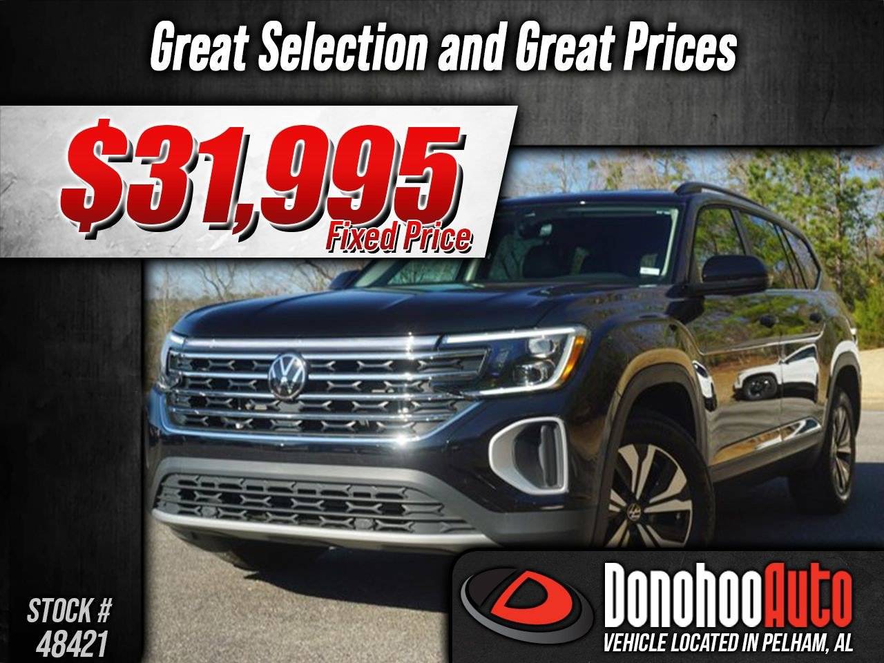 2024 Volkswagen Atlas SE — SUV — 13,470 mi — Pelham, AL