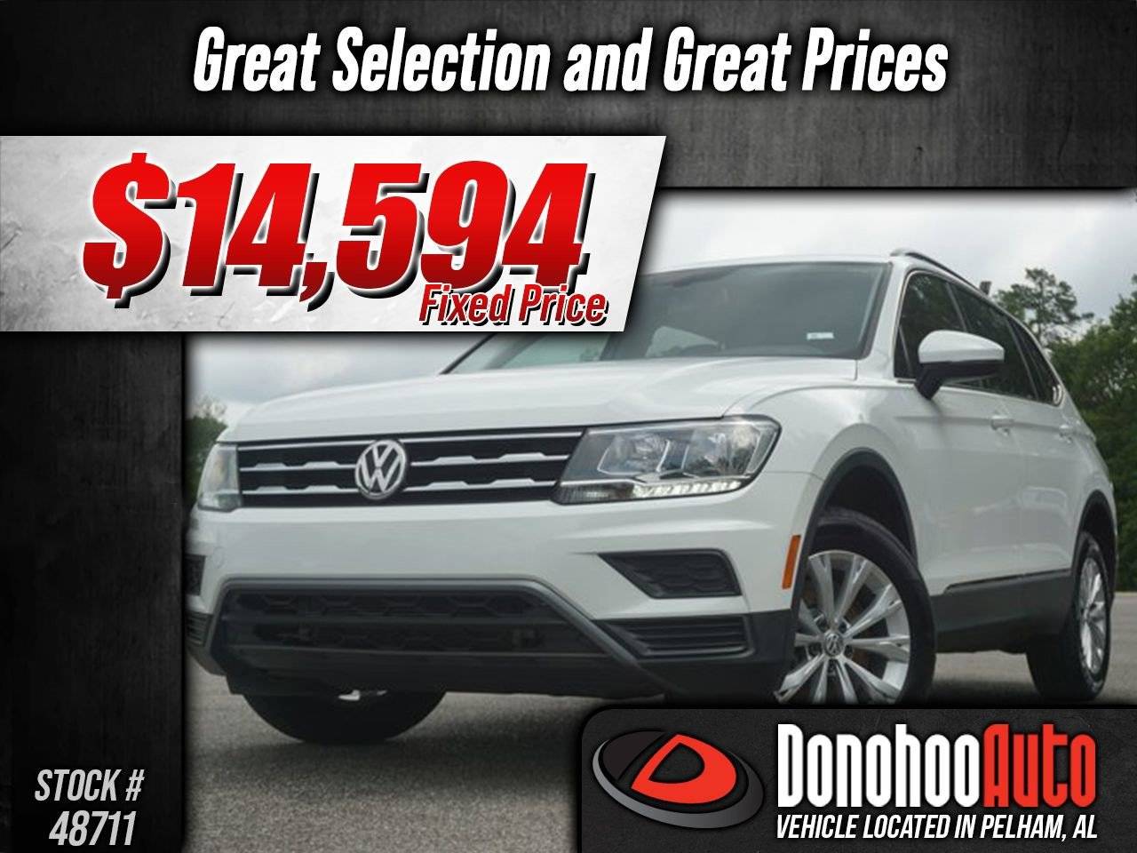 2018 Volkswagen Tiguan SEL — SUV — 88,253 mi — Pelham, AL