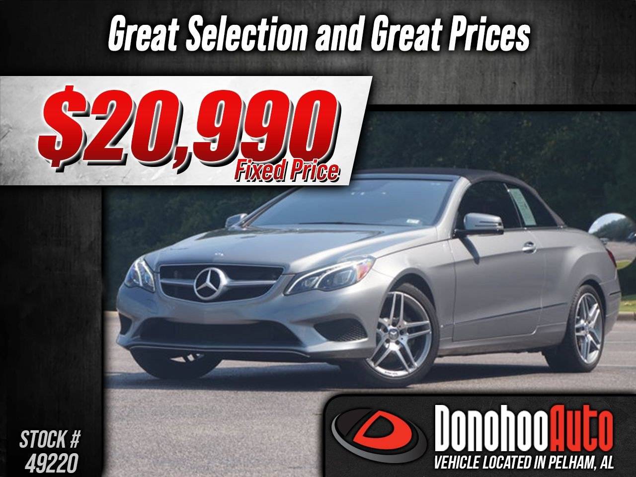 2015 Mercedes-Benz E-Class E 400 — Convertible — 48,928 mi — Pelham, AL