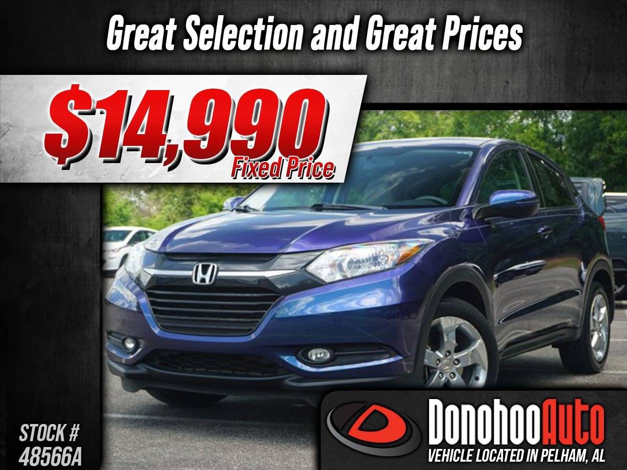 2017 Honda HR-V EX — SUV — 88,914 mi — Pelham, AL