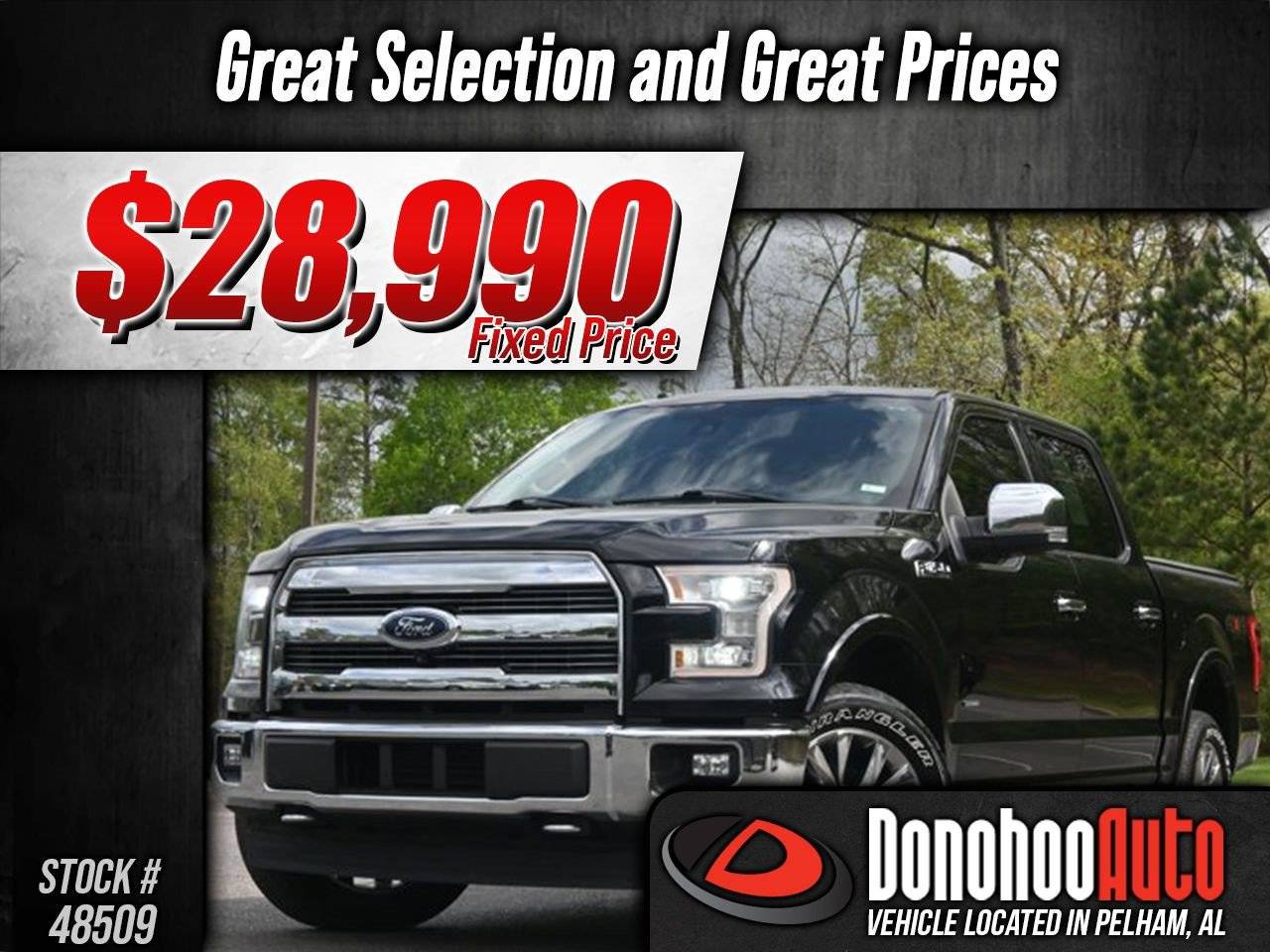2017 Ford F-150 Lariat — Pickup Truck — 85,552 mi — Pelham, AL