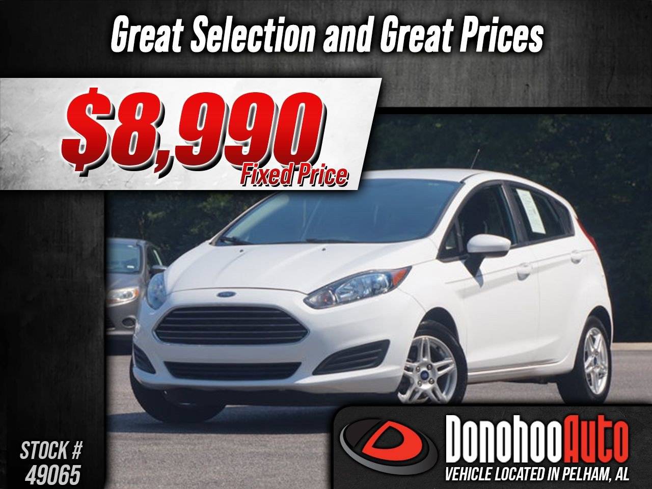 2019 Ford Fiesta SE — Hatchback — 66,868 mi — Pelham, AL