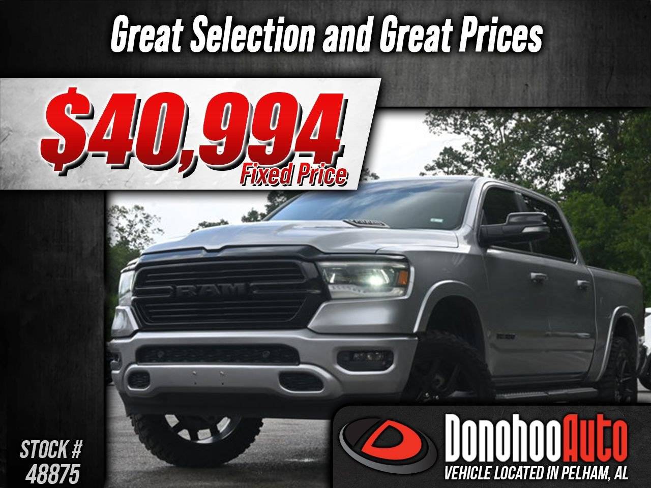 2021 Ram 1500 Laramie — Pickup Truck — 46,816 mi — Pelham, AL