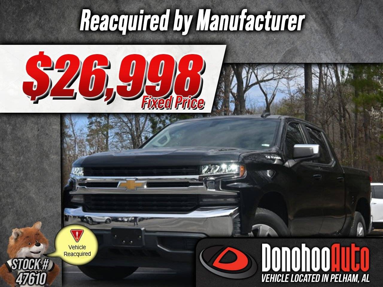 2019 Chevrolet Silverado 1500 LT — Pickup Truck — 25,627 mi — Pelham, AL