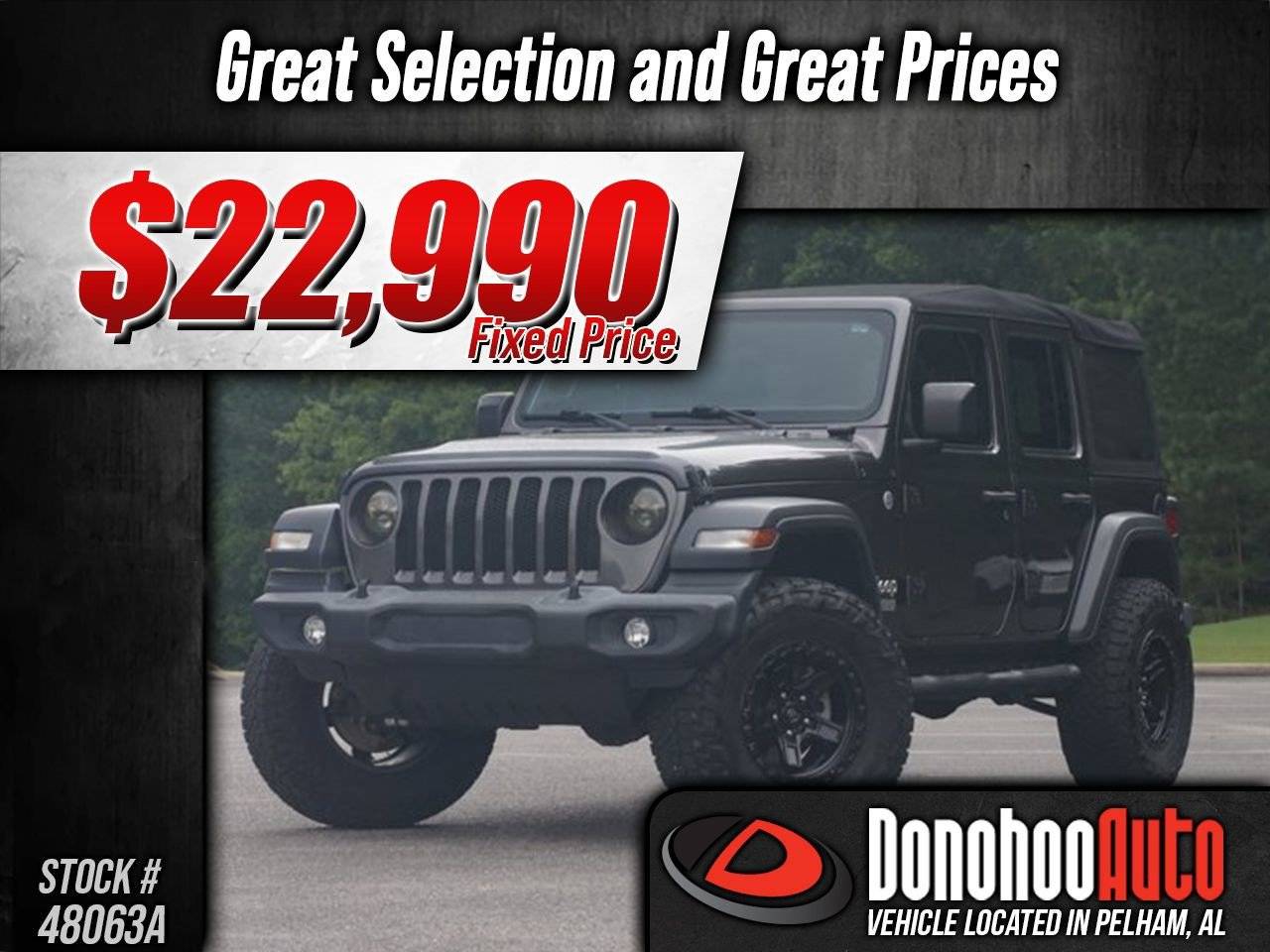 2020 Jeep Wrangler Sport S — SUV — 105,976 mi — Pelham, AL