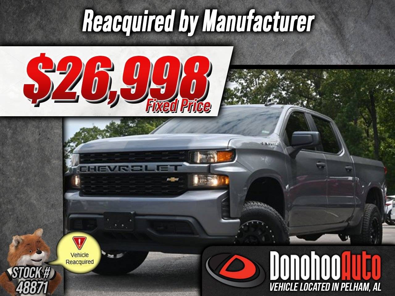 2021 Chevrolet Silverado 1500 Custom — Pickup Truck — 39,374 mi — Pelham, AL