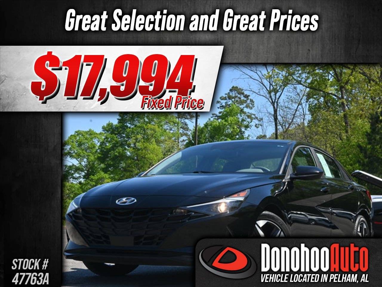2023 Hyundai Elantra SEL — Sedan — 25,795 mi — Pelham, AL