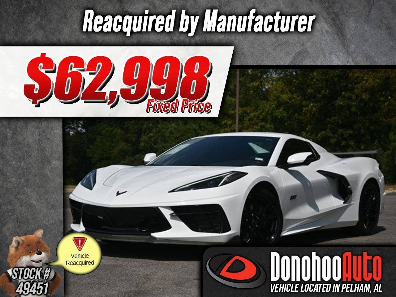 2023 Chevrolet Corvette 1LT — Convertible — 11,610 mi — Pelham, AL