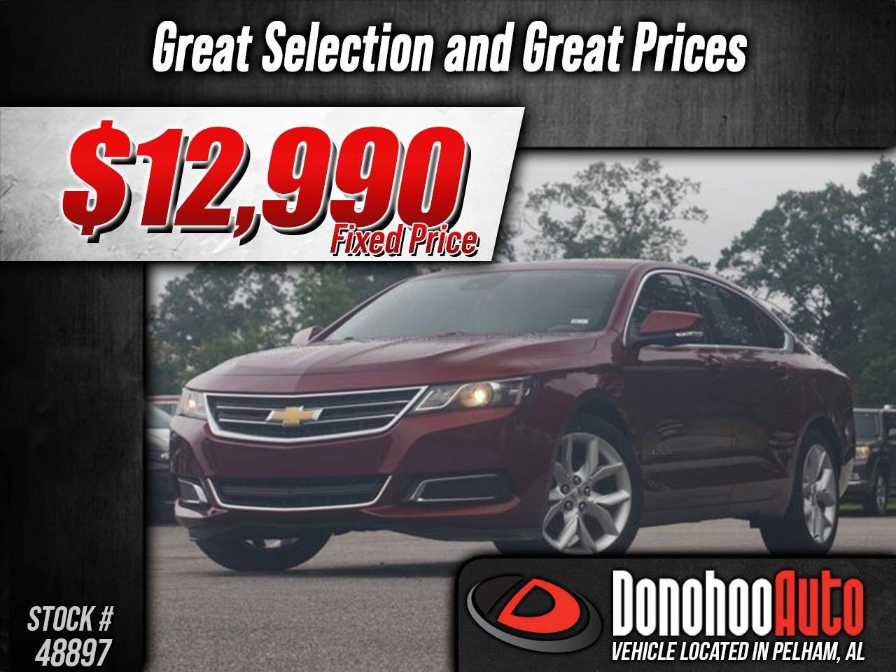 2017 Chevrolet Impala LT — Sedan — 104,383 mi — Pelham, AL
