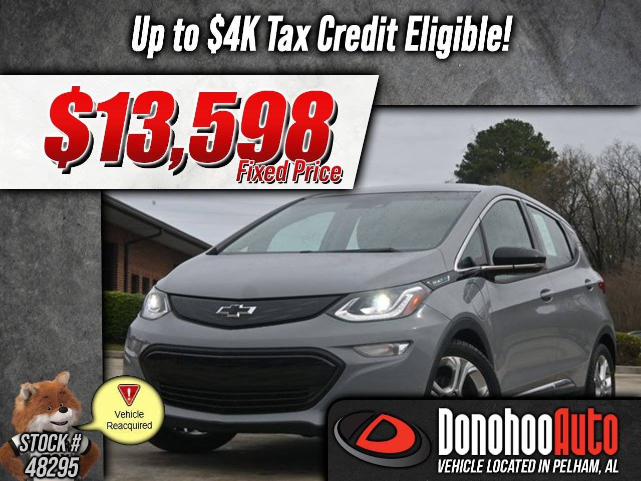 2019 Chevrolet Bolt EV LT — Hatchback — 23,479 mi — Pelham, AL