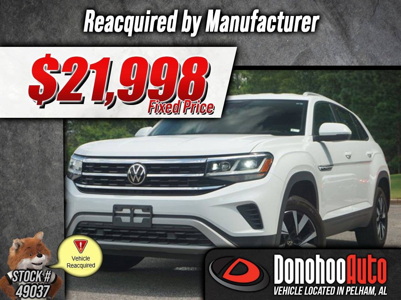 2023 Volkswagen Atlas Cross Sport SE — SUV — 50,309 mi — Pelham, AL