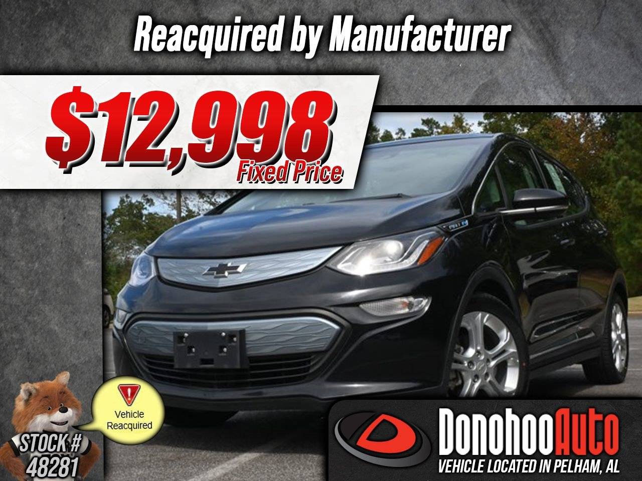 2019 Chevrolet Bolt EV LT — Hatchback — 24,688 mi — Pelham, AL