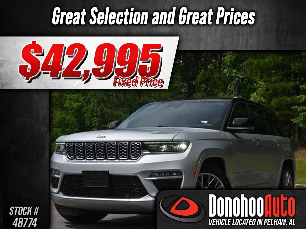 2022 Jeep Grand Cherokee Summit — SUV — 39,353 mi — Pelham, AL
