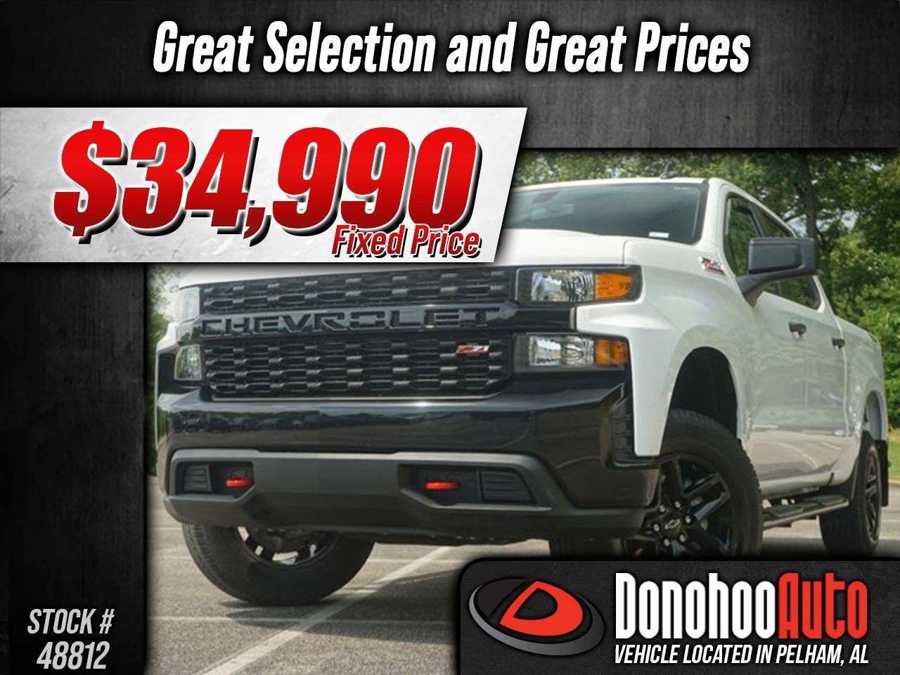 2021 Chevrolet Silverado 1500 Custom Trail Boss — Pickup Truck — 68,360 mi — Pelham, AL