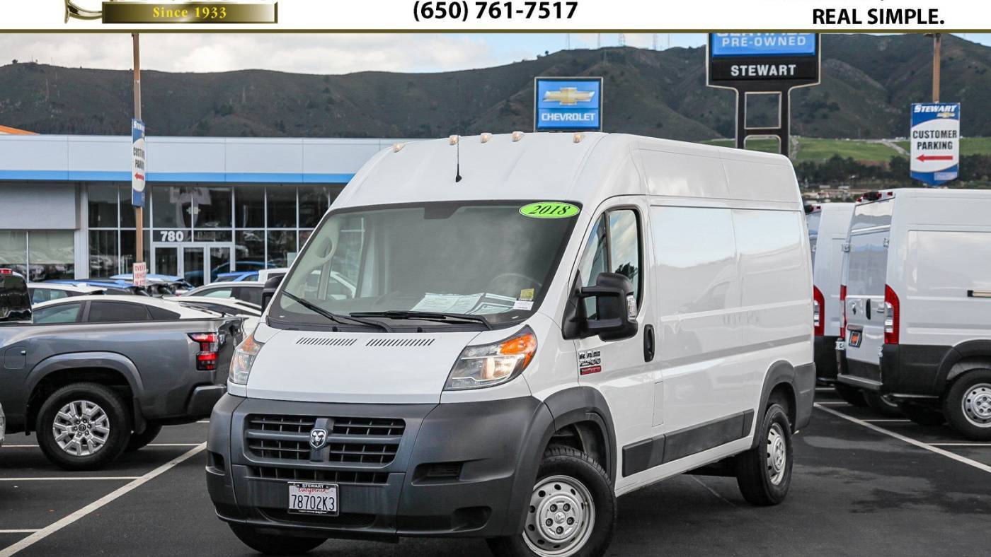 2018 Ram ProMaster Cargo Van 2500 — Cargo Van — 56,042 mi — Colma, CA