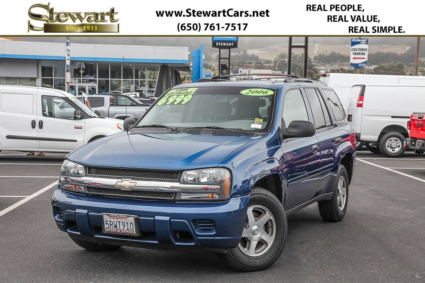 2006 Chevrolet Trailblazer LS — SUV — 79,986 mi — Colma, CA