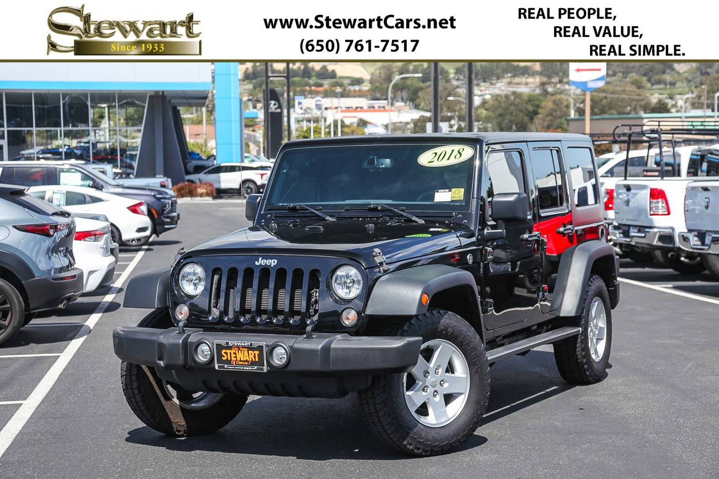 2018 Jeep Wrangler Sport S — SUV — 81,430 mi — Colma, CA
