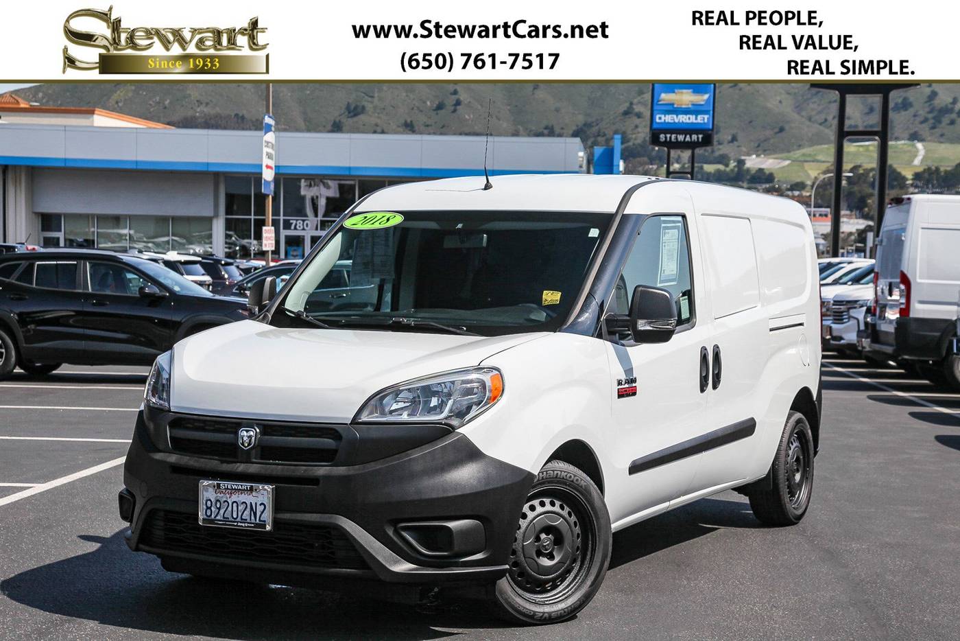 2018 Ram ProMaster City Cargo Van Tradesman — Cargo Van — 68,939 mi — Colma, CA