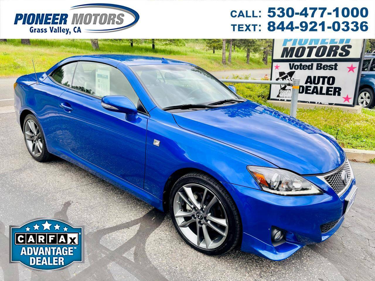 2013 Lexus IS IS 250C — Convertible — 30,583 mi — Grass Valley, CA
