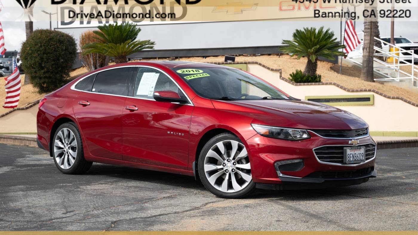 2018 Chevrolet Malibu Premier — Sedan — 55,788 mi — Banning, CA