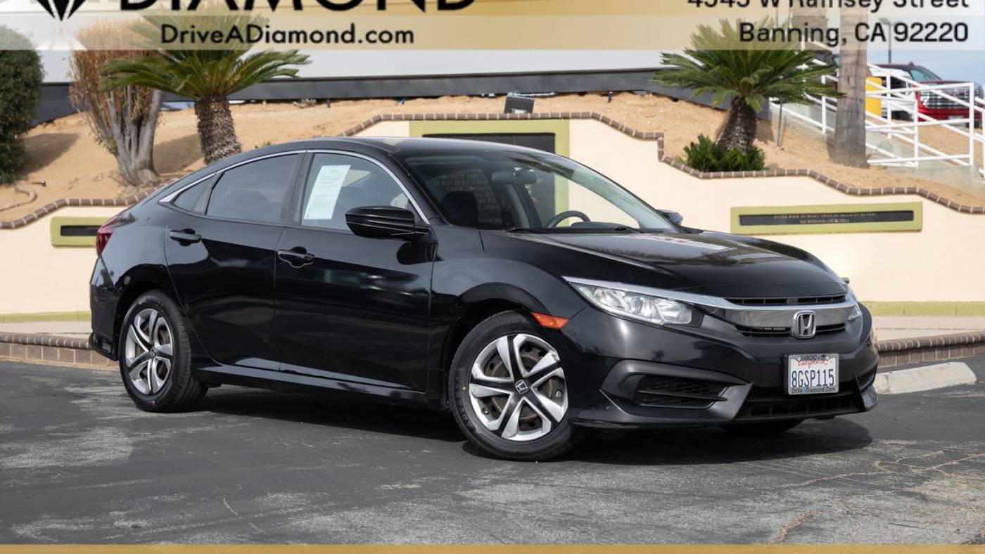 2018 Honda Civic LX — Sedan — 132,828 mi — Banning, CA