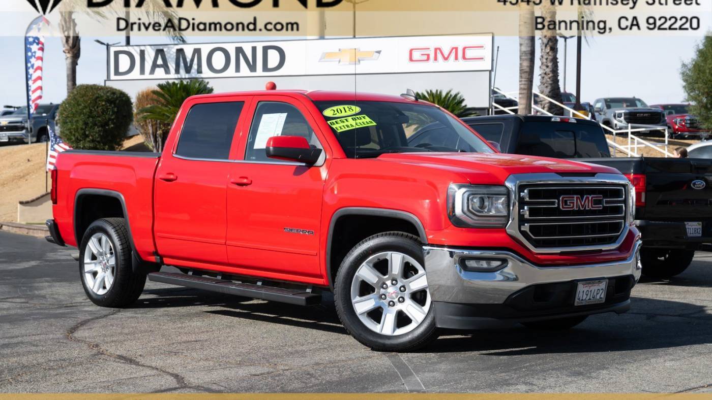 2018 GMC Sierra 1500 SLE — Pickup Truck — 91,843 mi — Banning, CA