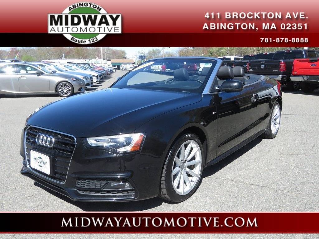 2015 Audi A5 Premium Plus — Convertible — 74,833 mi — Abington, MA