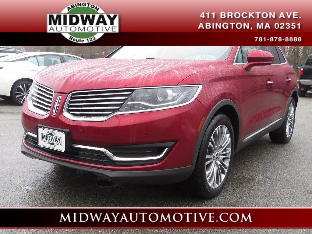 2017 Lincoln MKX Reserve — SUV — 39,794 mi — Abington, MA