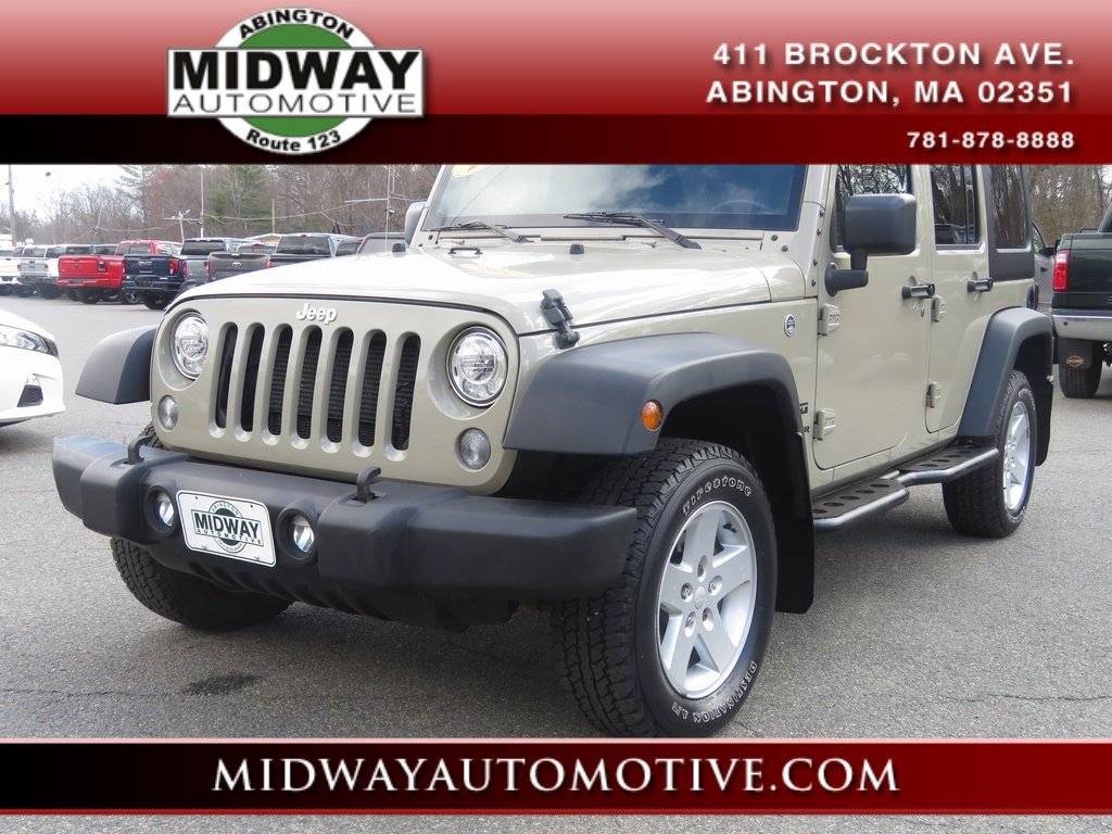 2017 Jeep Wrangler Sport — SUV — 56,980 mi — Abington, MA