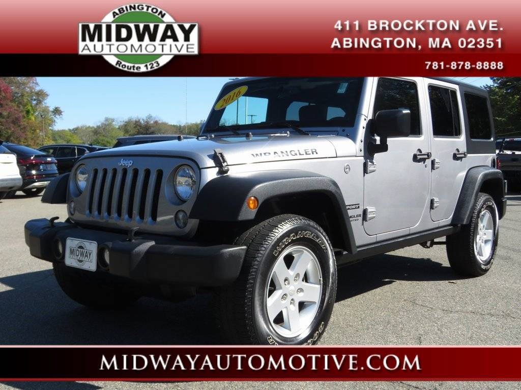 2016 Jeep Wrangler Sport — SUV — 62,888 mi — Abington, MA