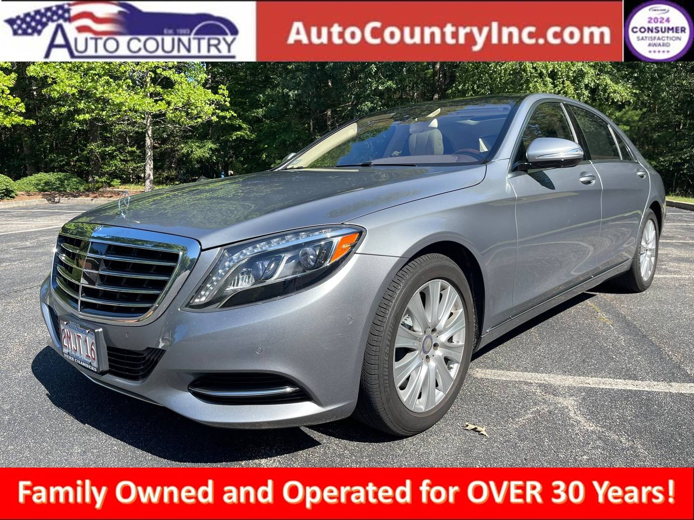 2015 Mercedes-Benz S-Class S 550 — Sedan — 39,942 mi — Abington, MA