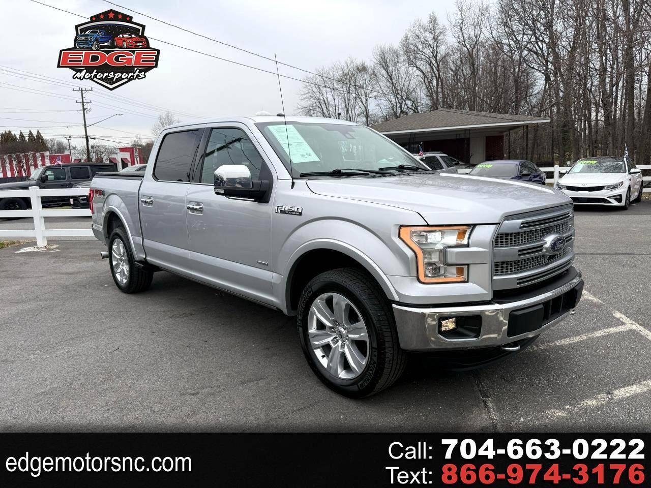 2016 Ford F-150 Platinum — Pickup Truck — 102,450 mi — Mooresville, NC