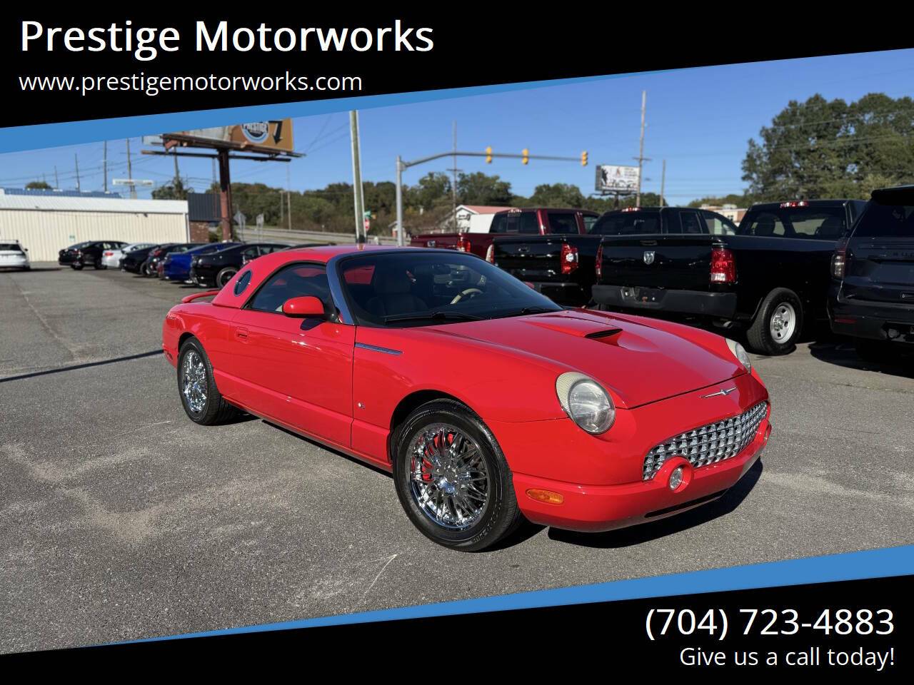 2004 Ford Thunderbird Deluxe — Convertible — 68,482 mi — Concord, NC