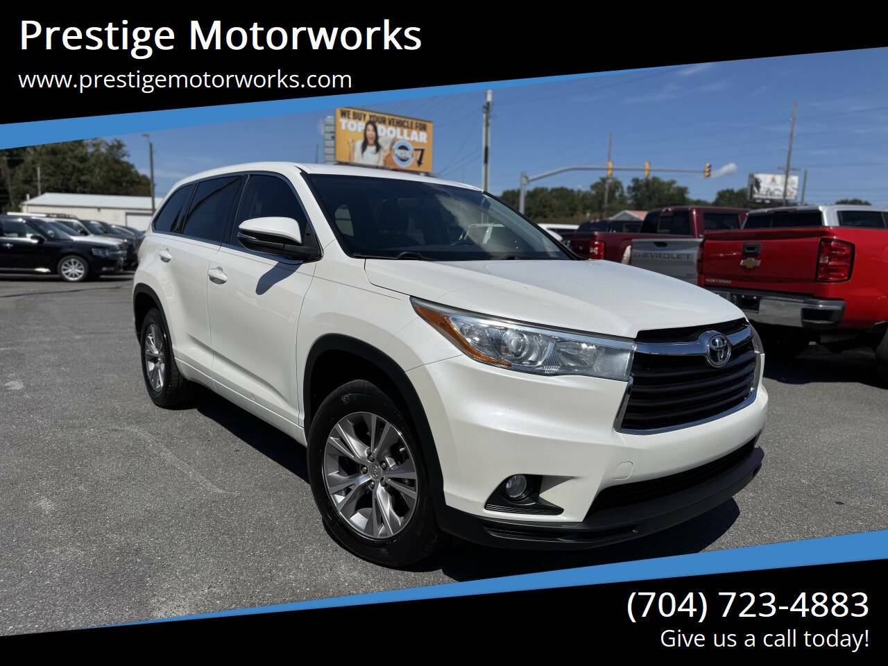 2015 Toyota Highlander LE V6 — SUV — 119,683 mi — Concord, NC