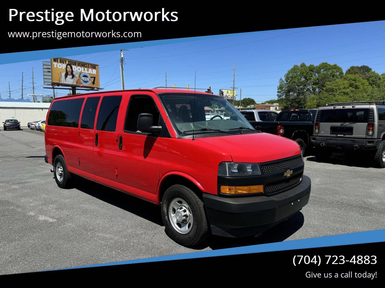 2020 Chevrolet Express Passenger LS — Passenger Van — 110,889 mi — Concord, NC