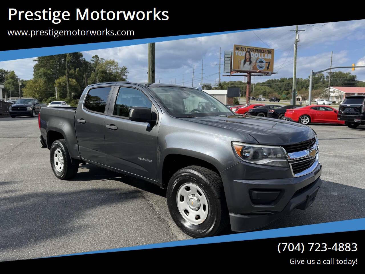 2016 Chevrolet Colorado WT — Pickup Truck — 41,228 mi — Concord, NC