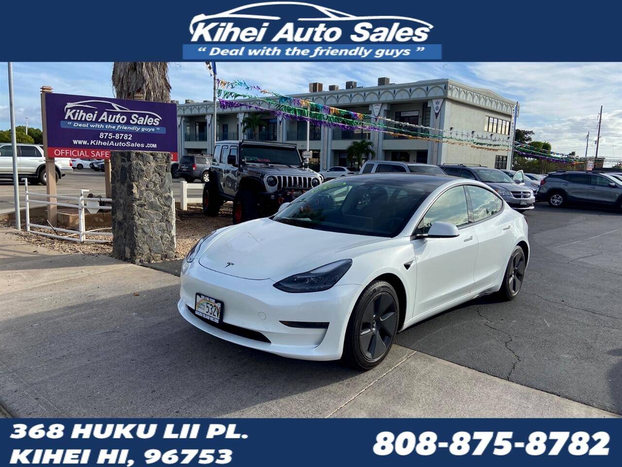 2021 Tesla Model 3 Standard Range Plus — Sedan — 13,043 mi — Kihel, HI