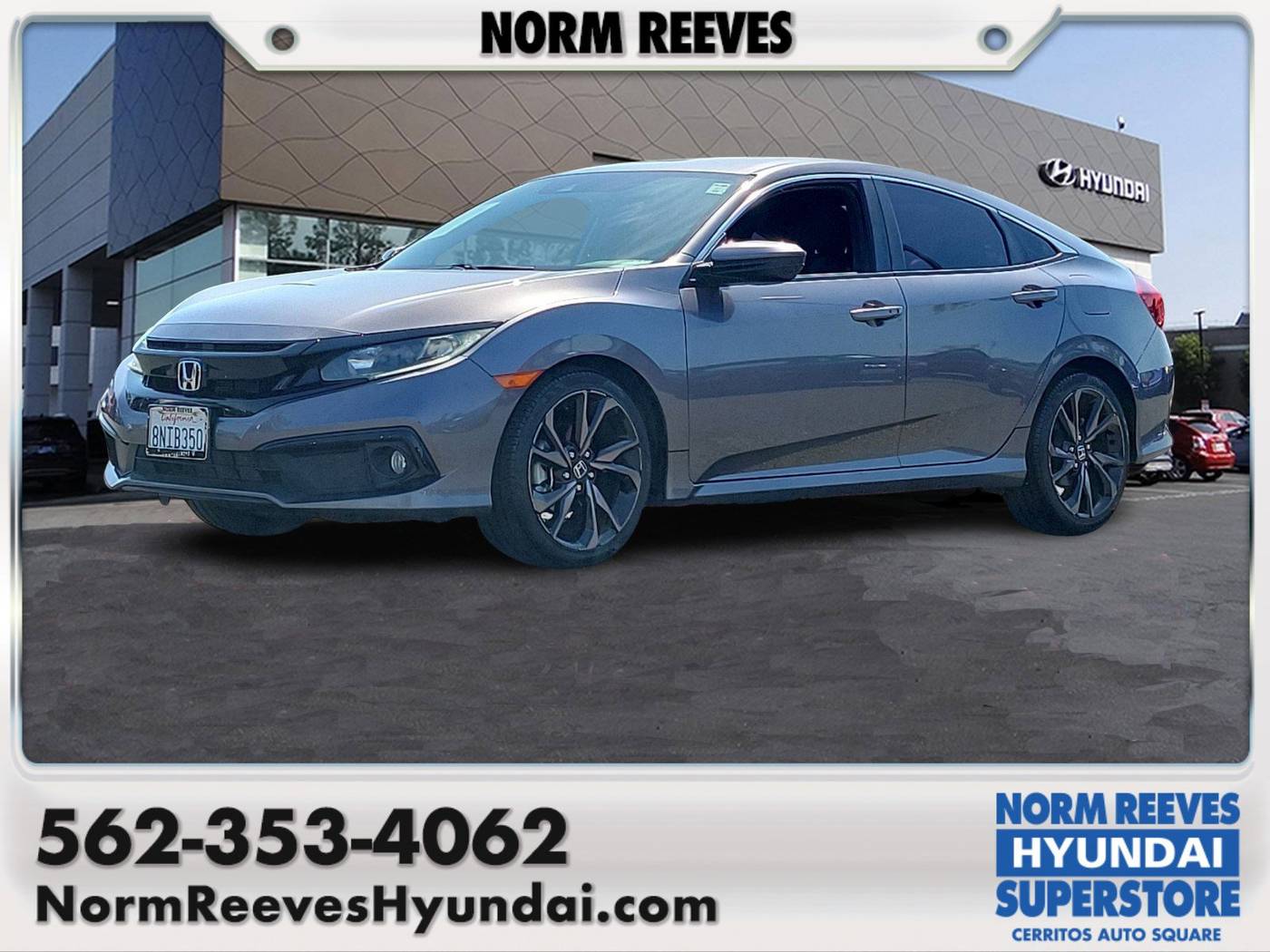 2020 Honda Civic Sport — Sedan — 59,171 mi — Cerritos, CA